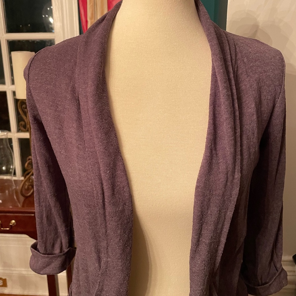 Silence + Noise Open Front Cardigan - Size Small - image 3